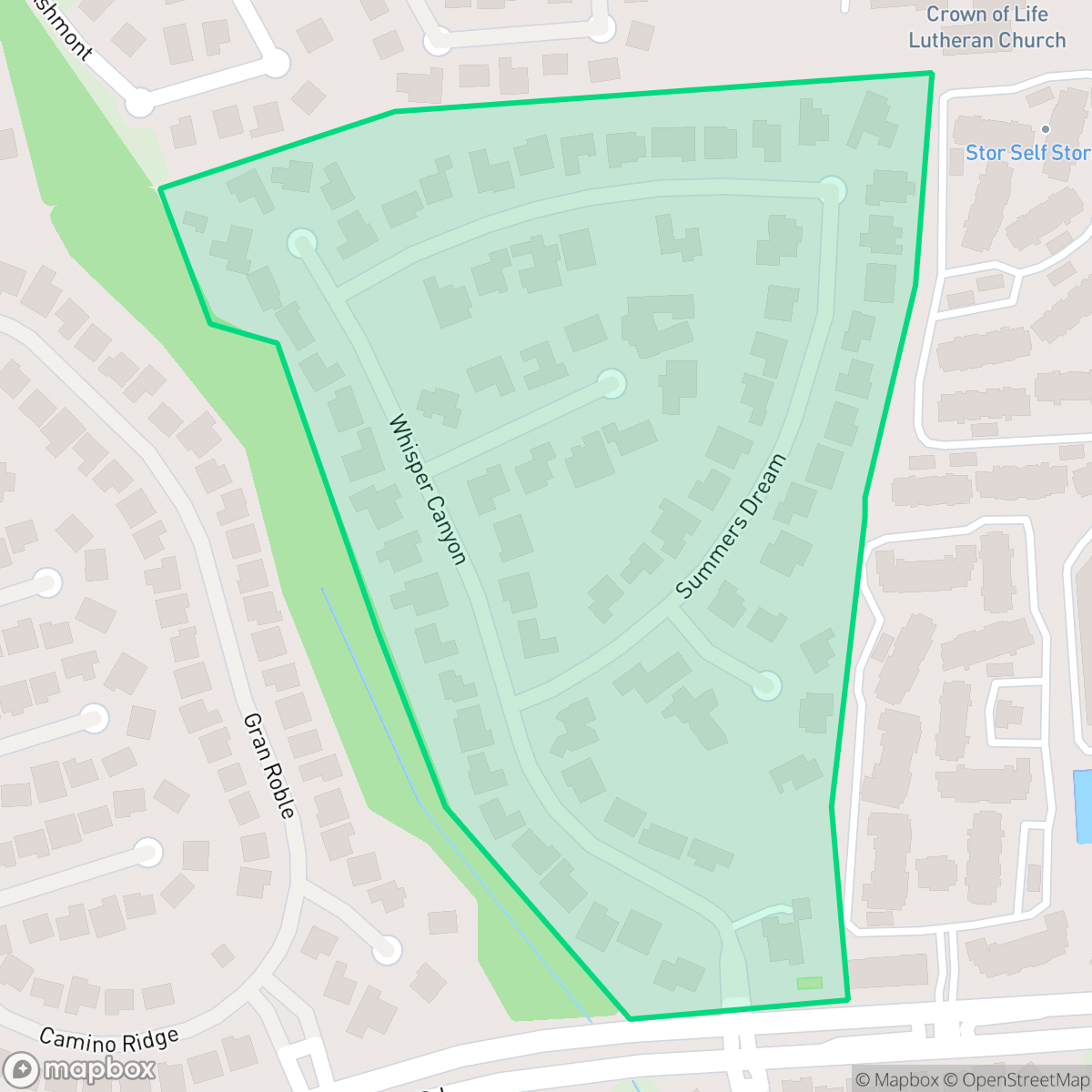 Map showing the location of The Highlands of Sonterra, San Antonio, TX
