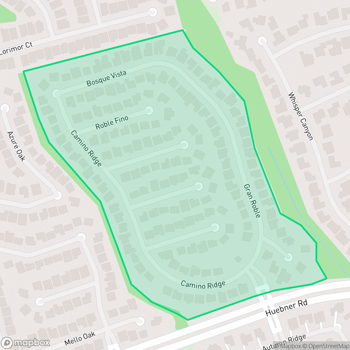 Map showing the location of The Hills of Sonterra, San Antonio, TX