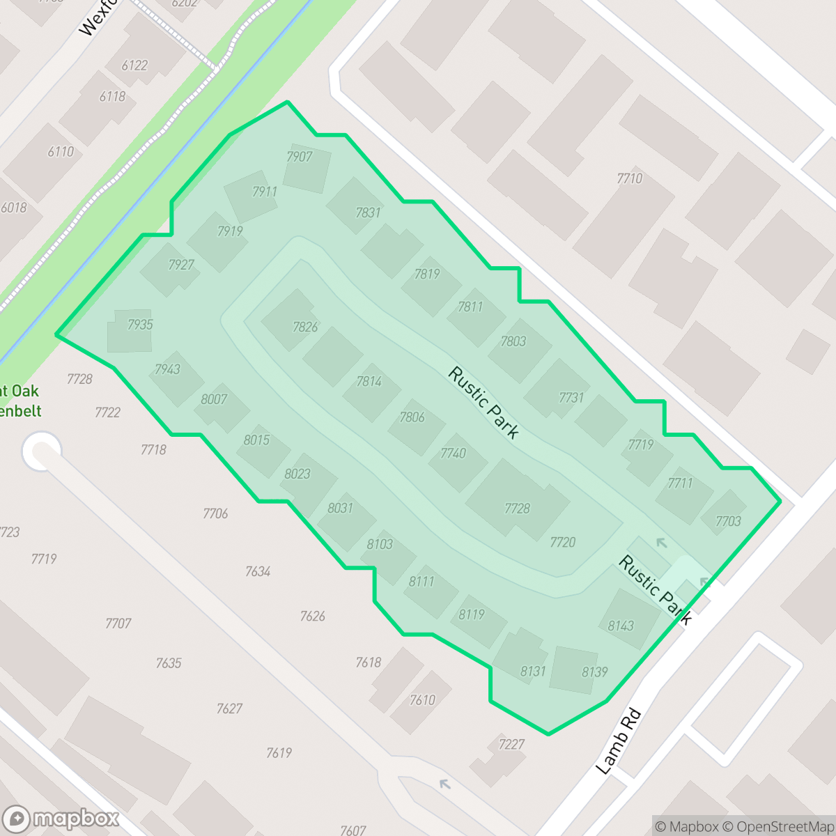Map showing the location of Village at Rustic Oaks, San Antonio, TX