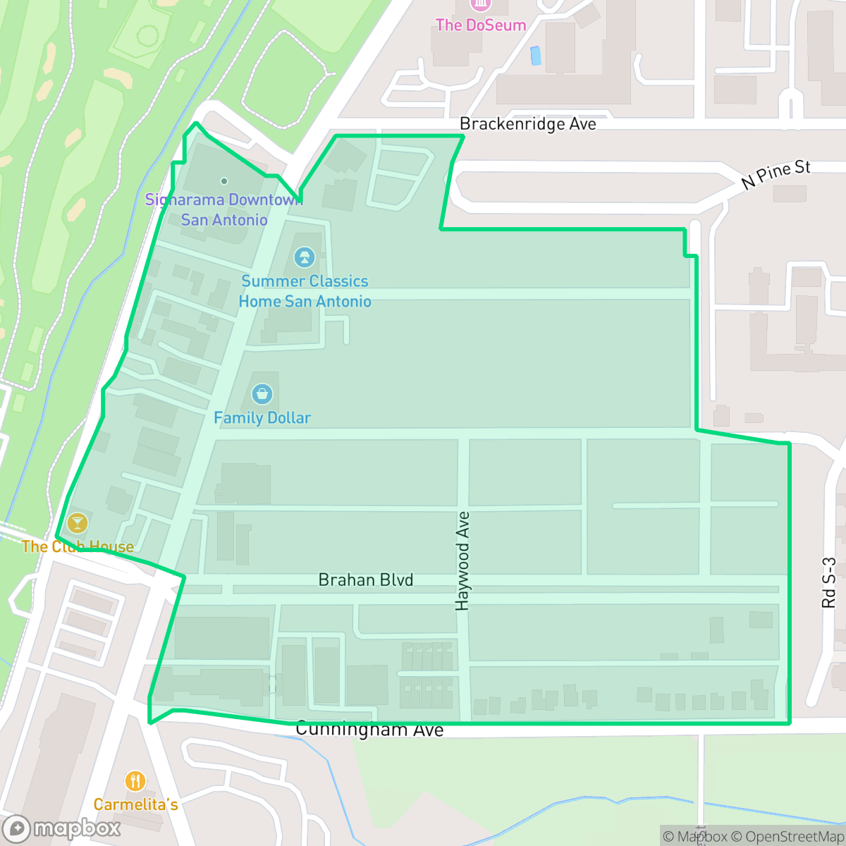 Map showing the location of Westfort Alliance, San Antonio, TX