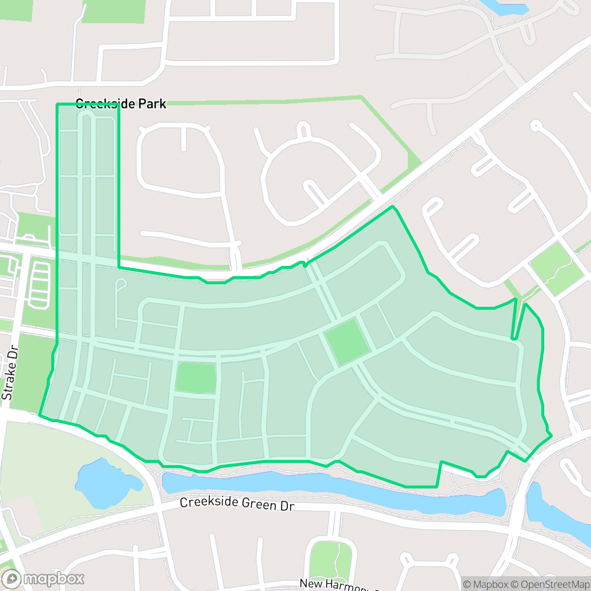 Map showing the location of Liberty Branch, The Woodlands, TX