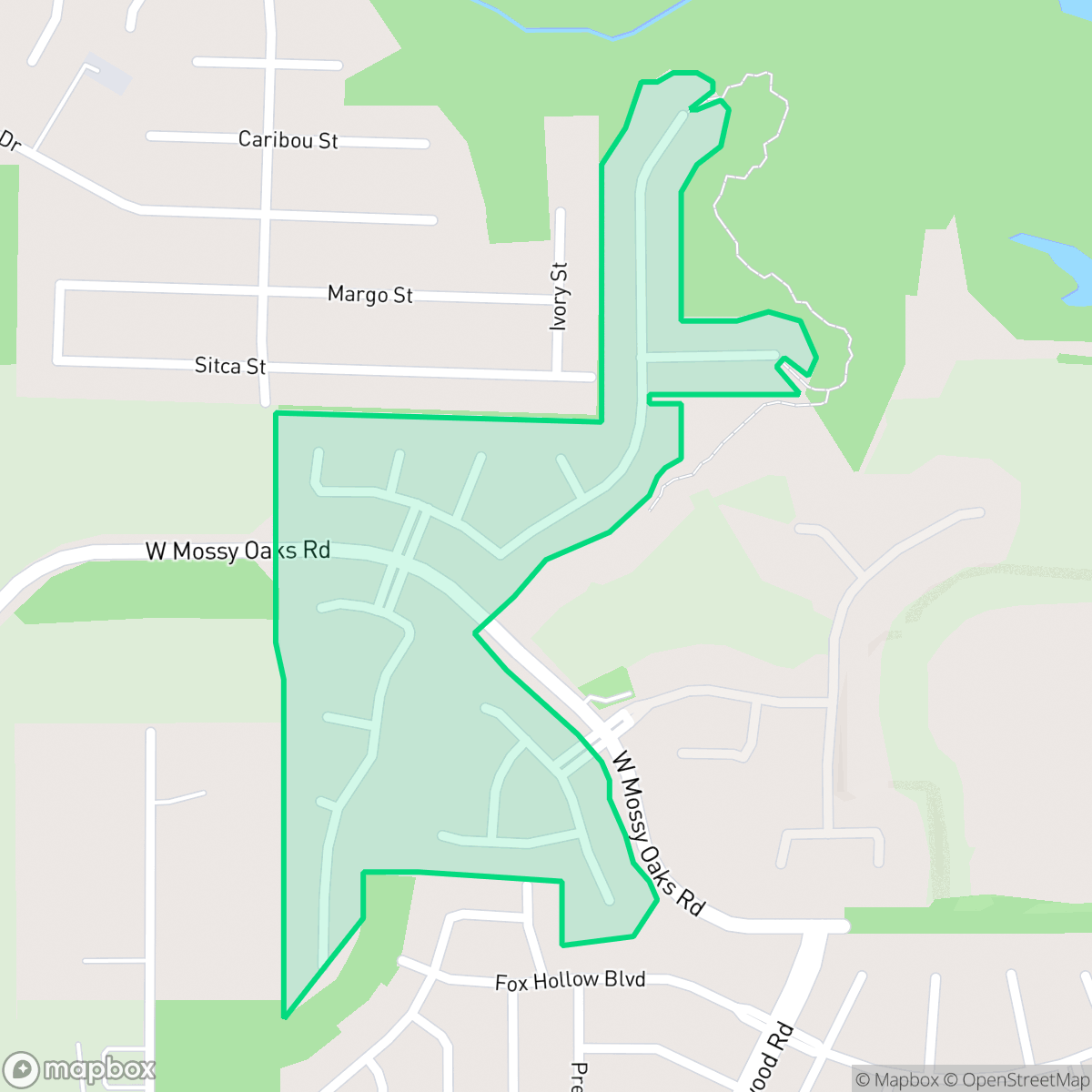 Map showing the location of McKenzie Park, The Woodlands, TX