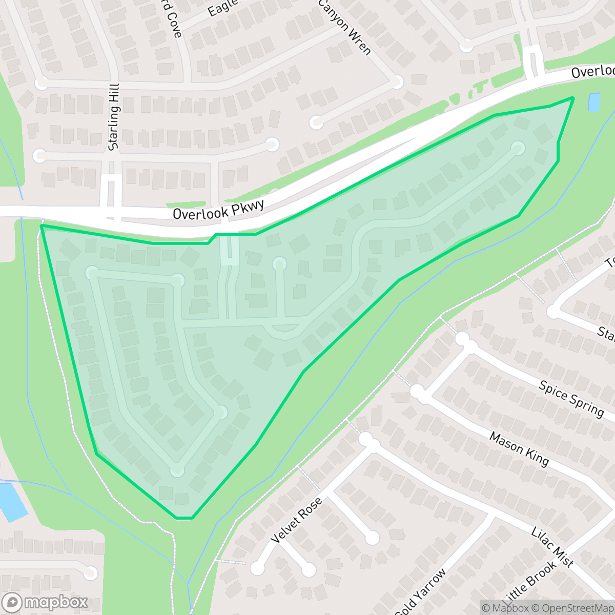 Map showing the location of Stonecrest, Timberwood Park, TX